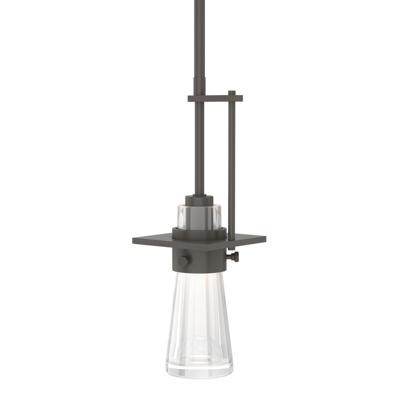 Erlenmeyer Mini Pendant, Vintage Platinum, Small: 12.5" - 57.5"