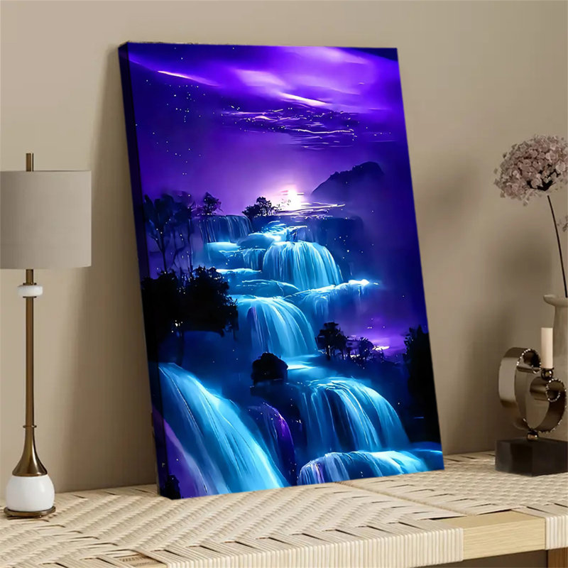 Affiche Canyon River - mauve, 20 x 30 pouces