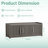 47" 3-Door Shoe Storage Cabinet-1542821359