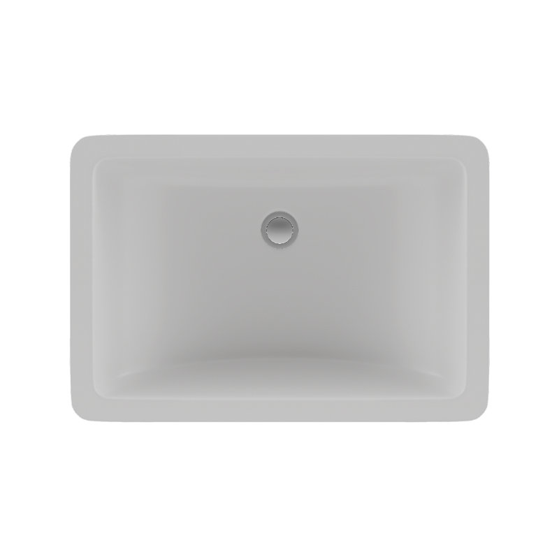 Lavabo de meuble-lavabo rectangulaire Lexik, Blanc
