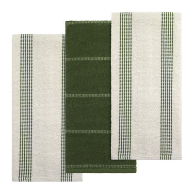 Izod Saybrook 3-Piece Kitchen Towel Set