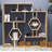 Swenson 52.7" H x 52.7" W Geometric Bookcase-345211416