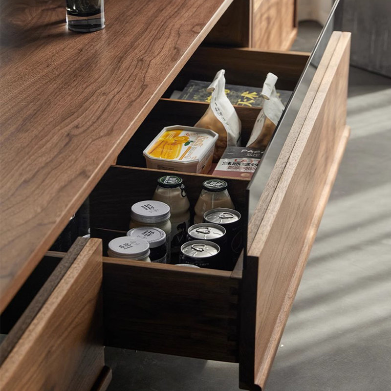 Armoire de rangement moderne et minimaliste pour meuble télé, H 20,47 po x L 86,61 po x l 17,72 po