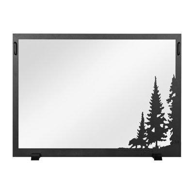 Pare-étincelles en verre 1 panneau Hearth Craft Northwoods Design