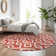 Premium Machine Washable Cerrito Red Rug