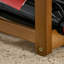 16 Bottle Tabletop Wine Bottle Rack in Brown