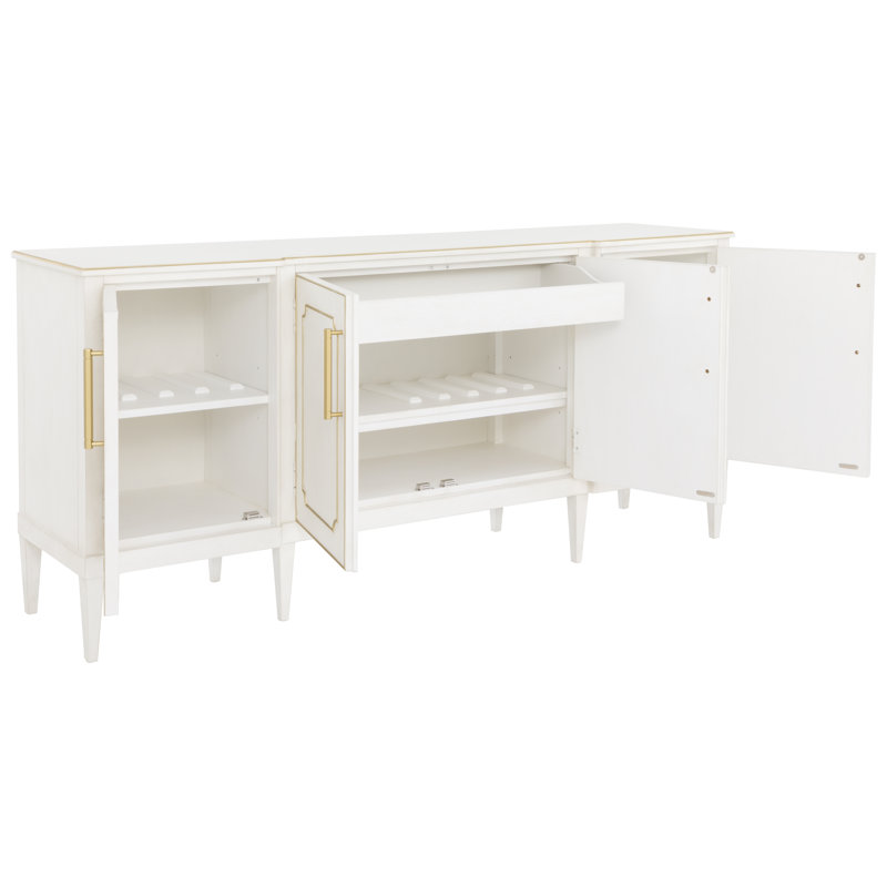 Camille Credenza, Linen/Antique Gold
