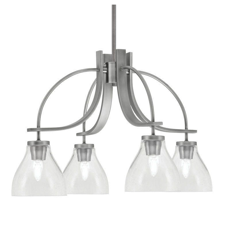 Lustre Cavella Light, Graphite, H 16,75 po x l 25,75 po x P 25,75 po, 4