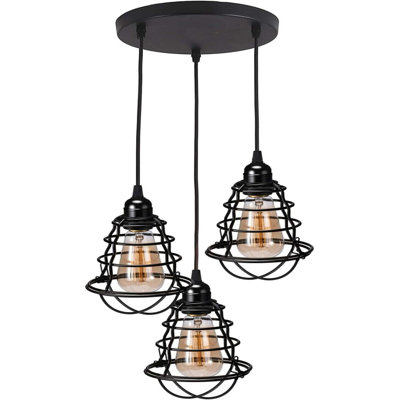3 - Light Black Pendant