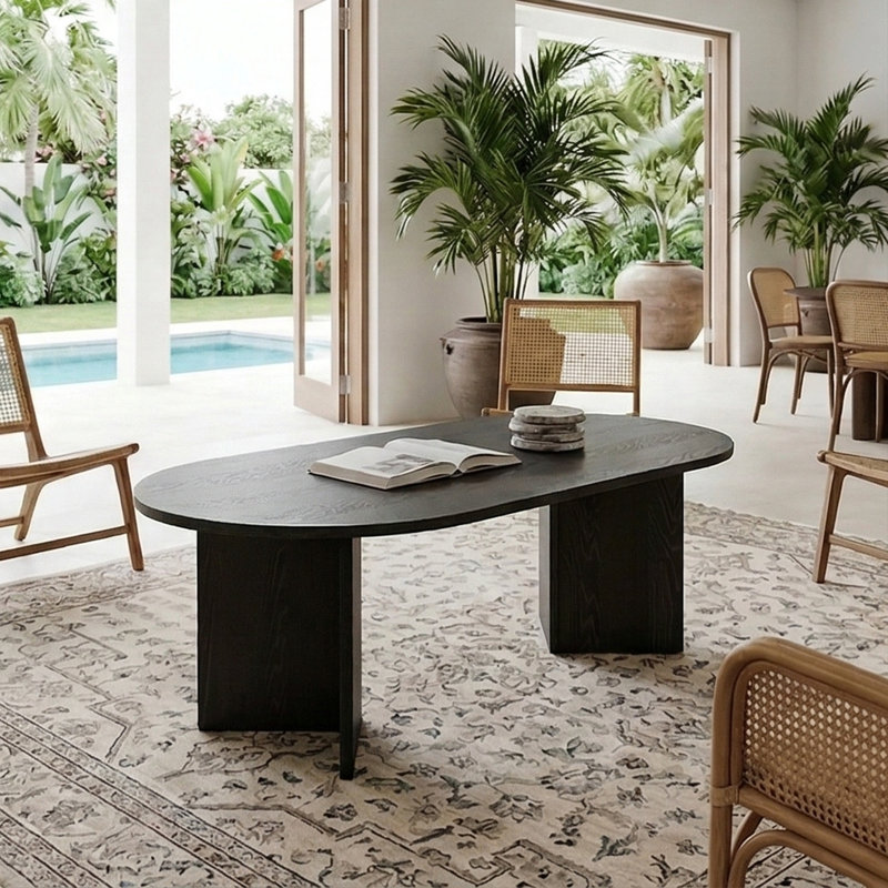 Table basse Aurelia, Lumière noire