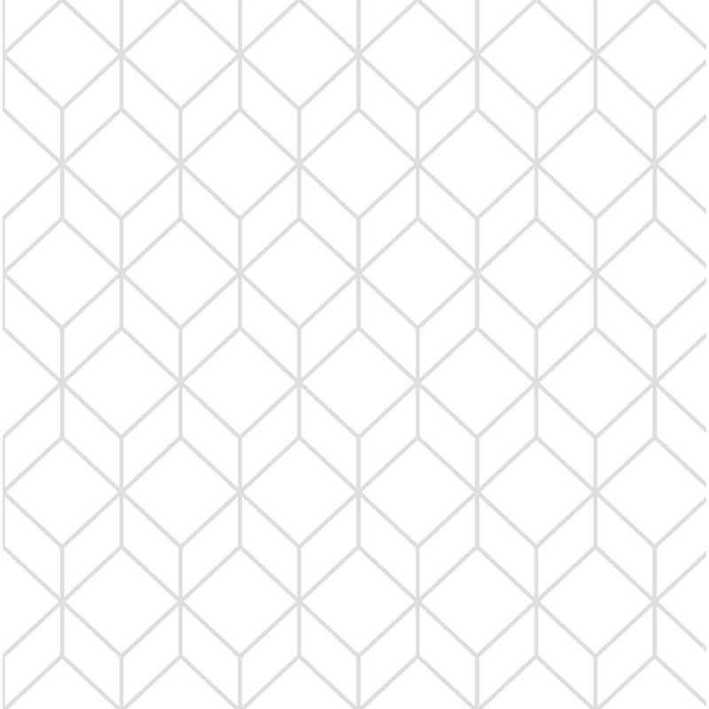 33' L x 20.5" W Wallpaper Roll, White