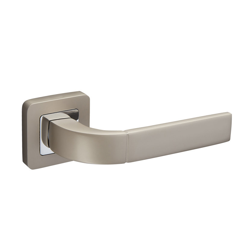 Houston Privacy (Bed & Bath) Door Handle, Light Grey
