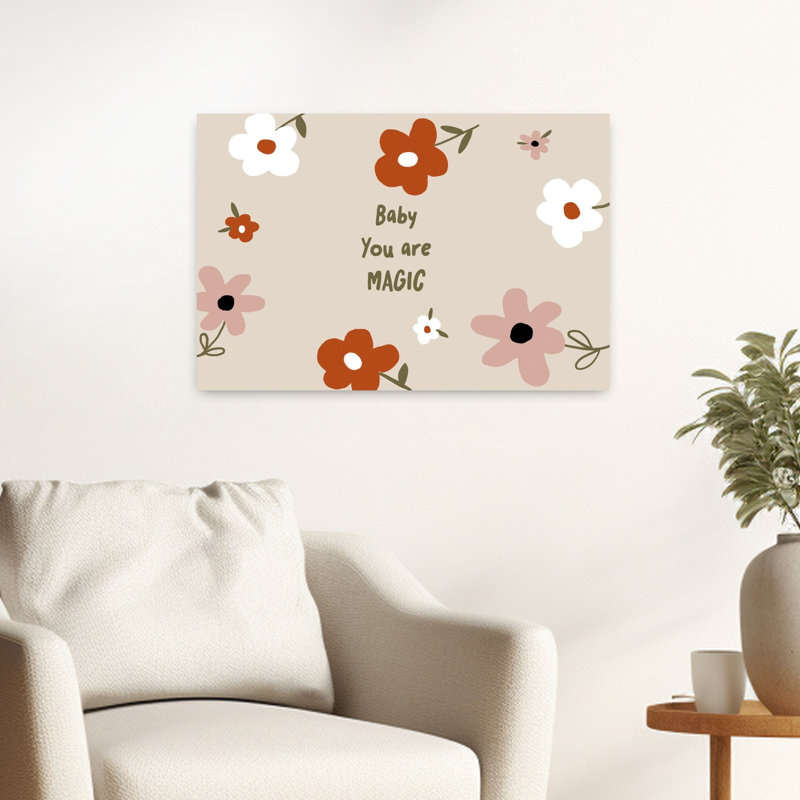 Minimagicno46 Modern Flower Wall Art Print, 40.64cm H x 60.96cm W