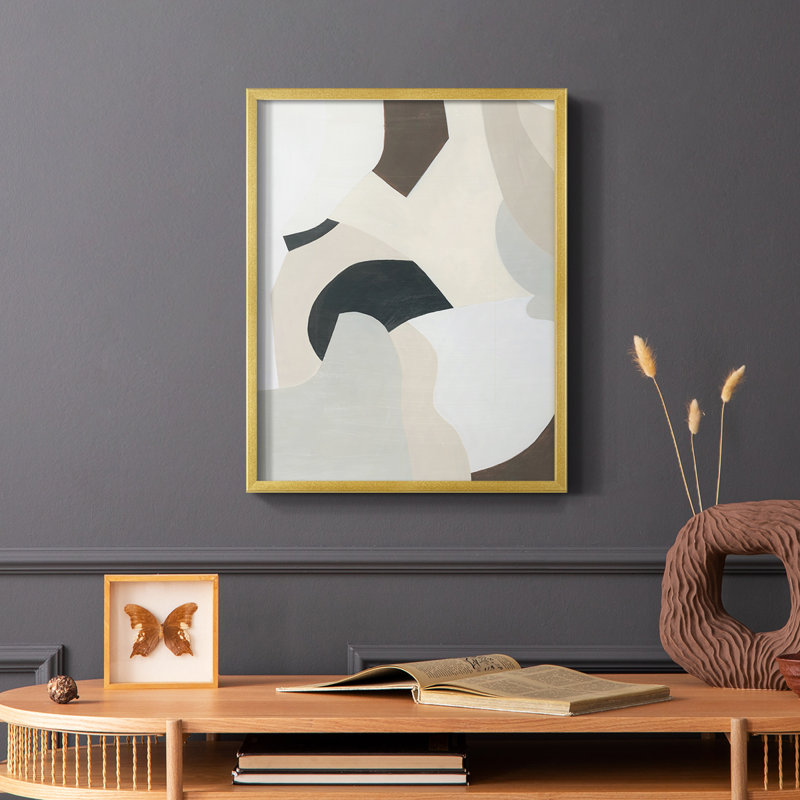 «Shifting Neutrals I», reproduction encadrée - bois massif, H 20 po x l 16 po