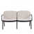 Beige Cushion/Black Frame selected