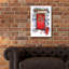 Art mural en verre épique «Red Door» par Elle Media Group SA, 16 po x 24 po-2006164075