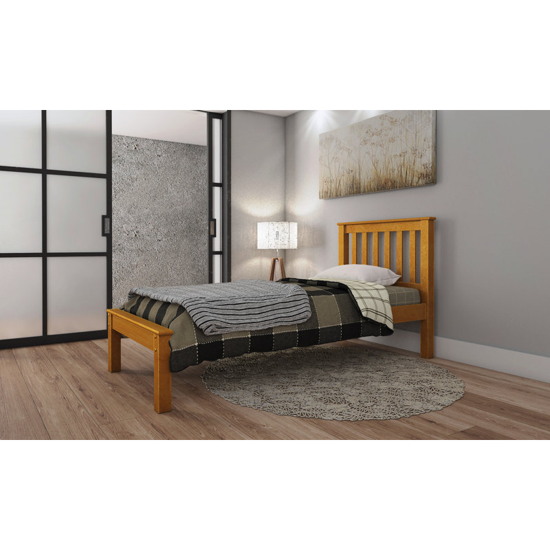 Rhoads Solid Wood Bed, Single (3'), Honey