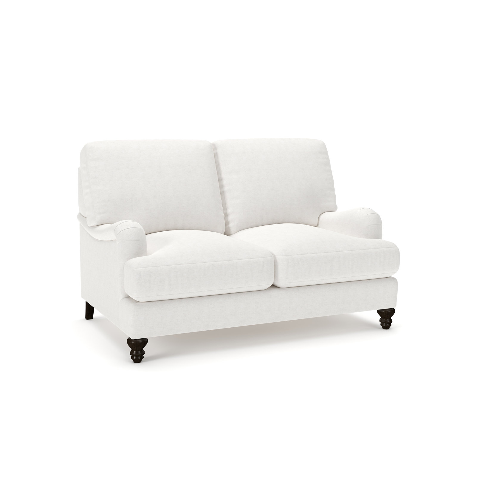 Walters 59'' Upholstered Loveseat, Nomad Snow Crypton® Chenille