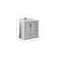 Meuble-lavabo simple 36 po avec comptoir en quartz Jimmi-1679287491