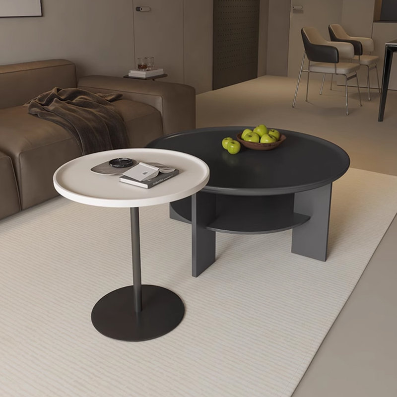 Table de bout double en bois massif Creative Creative, H 16,53 po x L 31,49 po x l 31,49 po