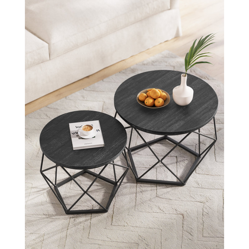 Apison Enclosed Coffee Table, Black