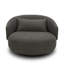 Fauteuil pivotant rembourré Dubenky-10292256