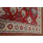 Red Geometric Kazak Oriental Area Rug