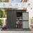 Outdoor Storage Shed, Metal Tool Sheds Storage House With Lockable Double Door, Large Bike Shed Waterproof-113767348-113767351