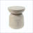 Light Gray Drum MGO Side Table