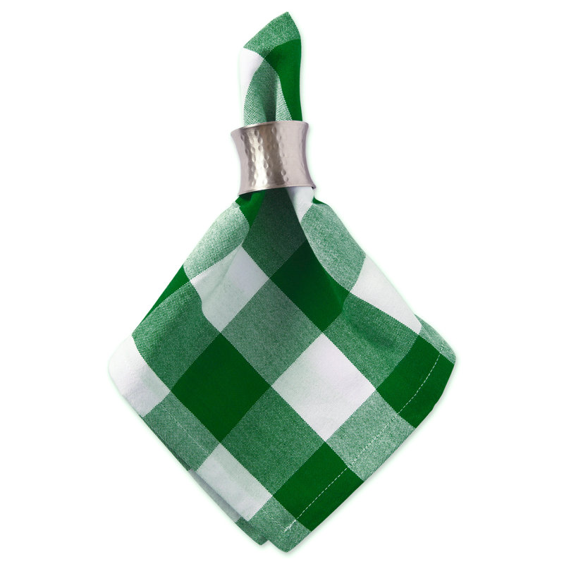 Ensemble de serviettes en coton 6 pièces Mya-Rose, Vert Trèfle