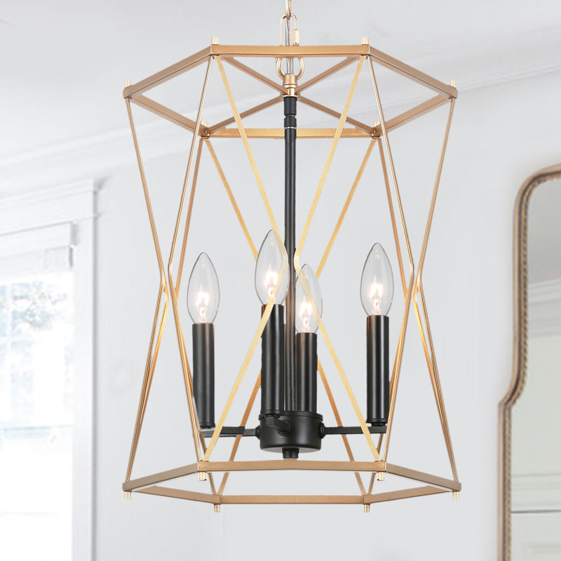 4-Light Cage Chandeliers