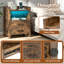 Set of 2 Nightstand with LED Lights-1764401414