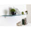Tablette murale en verre trempé Earlham-2038624906