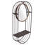 Tablette miroir Saroni - gris