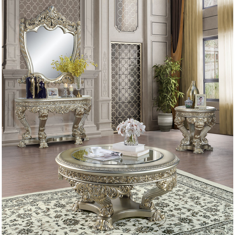 Table basse Eddison, H 22 po x l 47 po x L 47 po