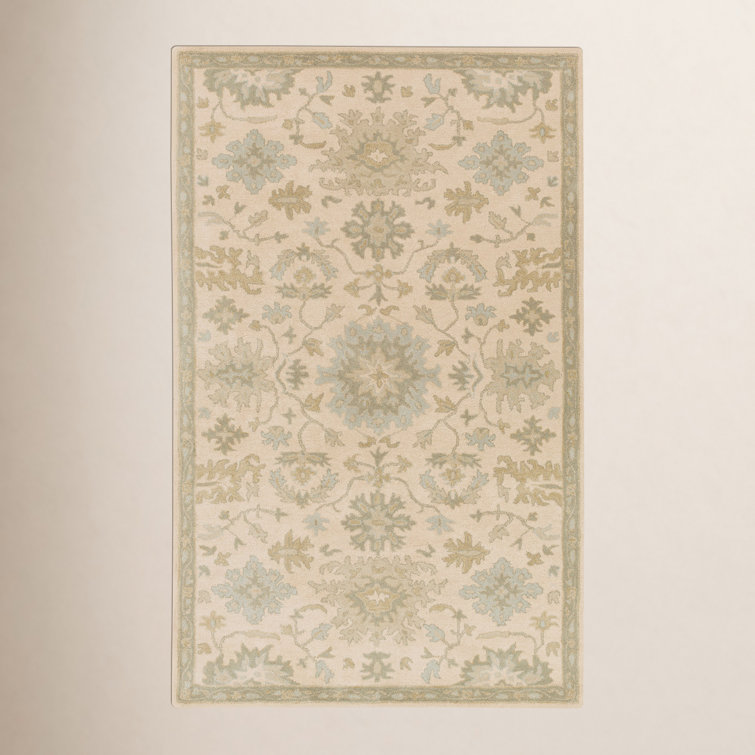 Arden Handmade Wool Blue/Gray/Beige Rug