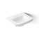 Archer® Vitreous China Rectangular Pedestal Bathroom Sink with Overflow