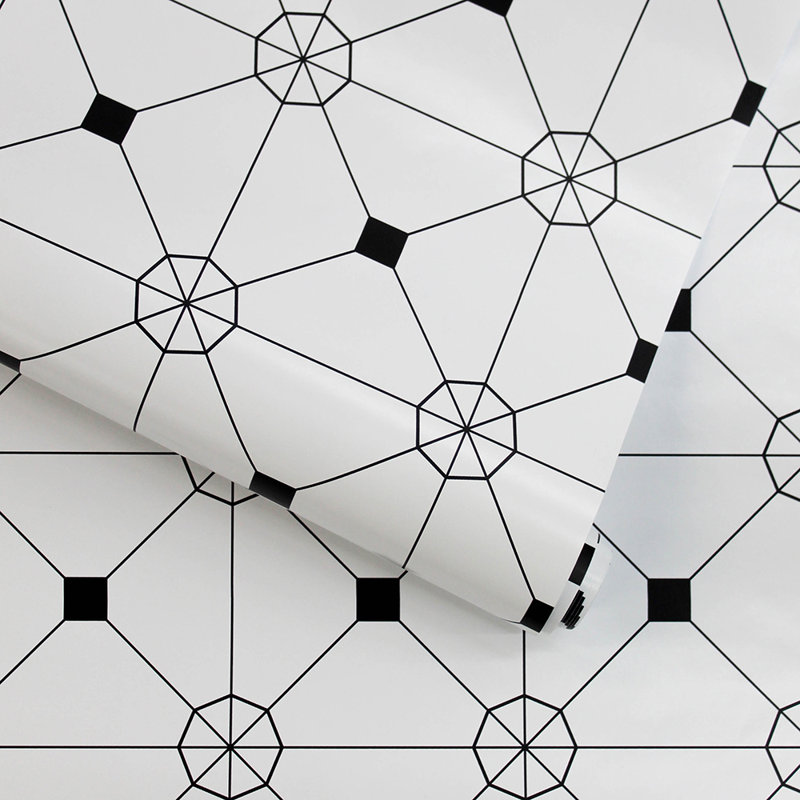 Zodiac Peel And Stick Wallpaper, Black