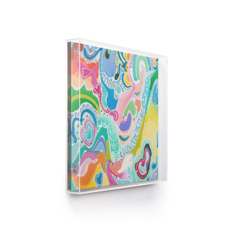 Over the Rainbow by Carolyn Joe, 28" H x 28" W