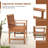 Modestina Solid Wood Bench