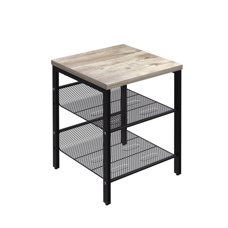   Set of 2 Shelagh Nightstands Bed Side Tables 3-Tier Storage End Tables