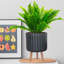Modern Ribbed Cylinder Round Planter with Feet-2118313555-2118313558