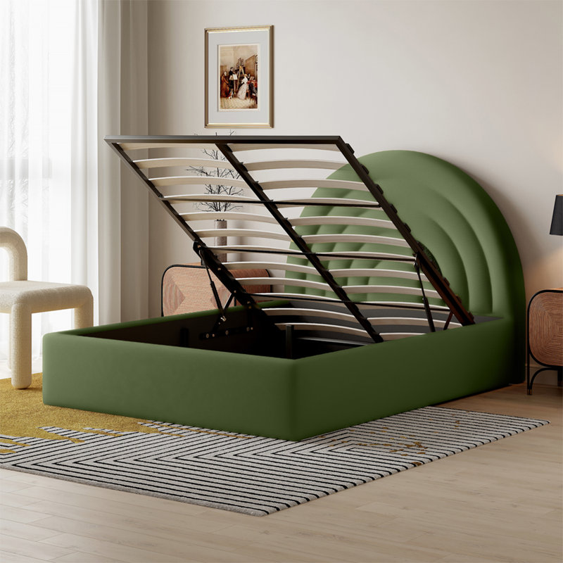 Upholstered Ottoman Storage Bed