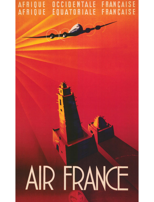 Air France - Afrique, H 18 po x l 11 po