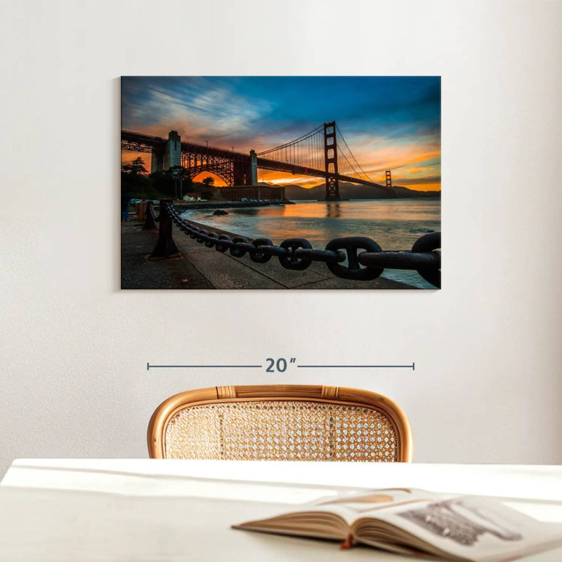 Lilie Philadelphia Suspension Bridge, H 16 po x l 24 po
