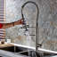 Kitchen Sink Faucet With Pull Down , Brushed Nickel Style, Build Modern In Nickel, User-