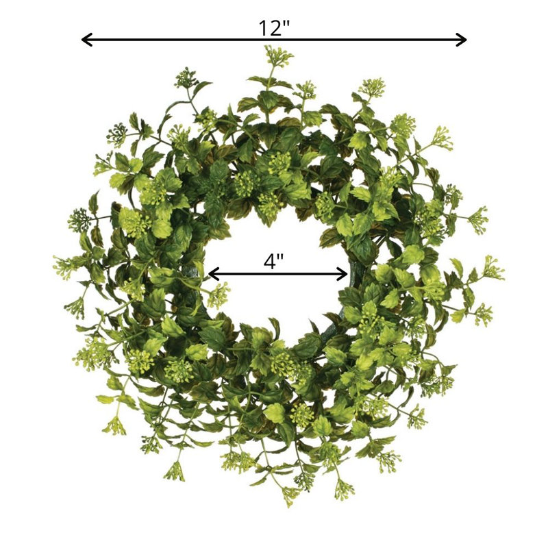 Couronne de buis artificielle 12 po