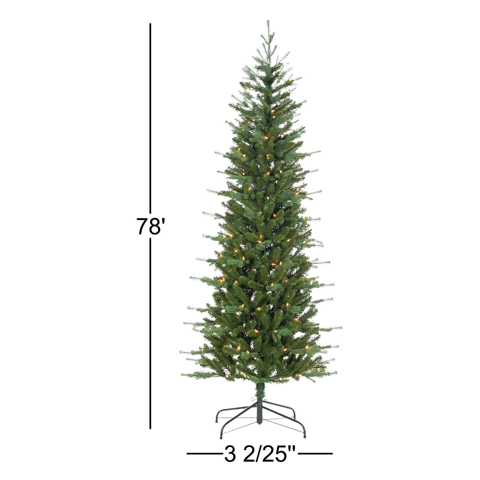 6.5' Pre-Lit Pine Tree