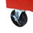 4 - Drawer Tool Chest Organizer, Rolling Trolley With Bearing Slides, Red & Black, Additional Storage For Frequent Tools Steel Chest, Cabinet Universal Wheels Locking Mechanisms-313607868