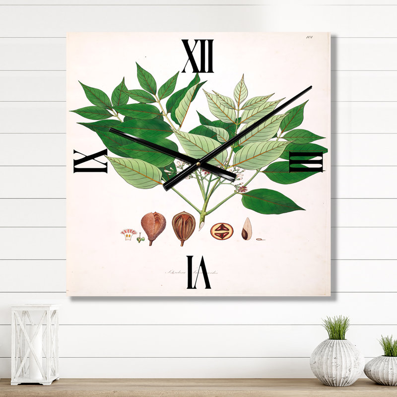 Horloge murale Plant Life, Très grand